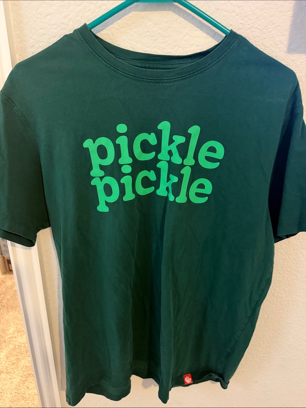 Dark Green 'Pickle Pickle' Short Sleeve Tee